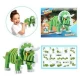 Puzzle 3D Spuma Dino Triceraptos 63 piese Toi-Toys Verde Puzzle 3D Spuma Dino Triceraptos 63 piese Toi-Toys Verde