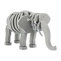 Puzzle 3D Spuma Elefant 75 piese Toi-Toys Gri