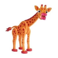 Puzzle 3D Spuma Girafa 104 piese Toi-Toys