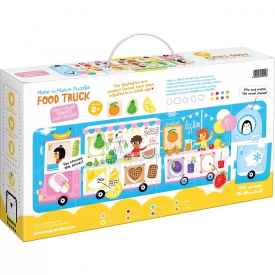 Puzzle Food Truck 23 piese 98x33cm Banana Panda