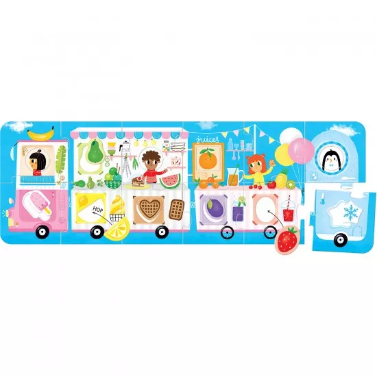 Puzzle Food Truck 23 piese 98x33cm Banana Panda