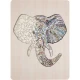 Puzzle Lemn Elefant, 137 piese, 30x22.5 cm Grafix Puzzle Lemn Elefant, 137 piese, 30x22.5 cm Grafix