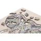 Puzzle Lemn Elefant, 137 piese, 30x22.5 cm Grafix Puzzle Lemn Elefant, 137 piese, 30x22.5 cm Grafix