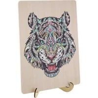 Puzzle Lemn Tigru, 135 piese, 30x22.5 cm Grafix
