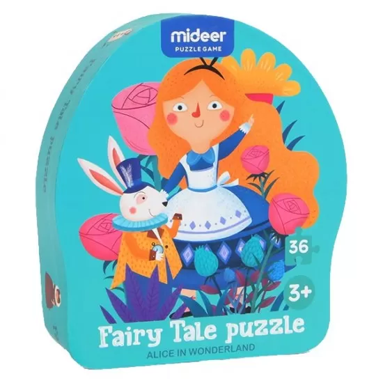 Puzzle poveste Alice in Tara Minunilor 36 piese Mideer Puzzle poveste Alice in Tara Minunilor 36 piese Mideer