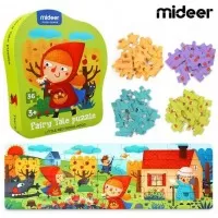 Puzzle poveste Scufita Rosie 36 piese Mideer