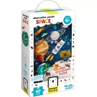 Puzzle Spatiu 60 piese 48x68cm Banana Panda