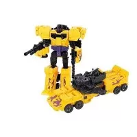 Robot transformabil in masina sport Roboforces 26 cm Toi-Toys TT30090Z galben