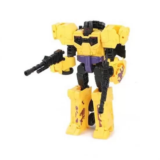 Robot transformabil in masina sport Roboforces 26 cm Toi-Toys TT30090Z galben Robot transformabil in masina sport Roboforces 26 cm Toi-Toys TT30090Z galben
