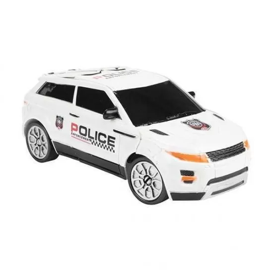 Robot transformabil in masina SUV Roboforces 20 cm Toi-Toys TT30087Z alb Robot transformabil in masina SUV Roboforces 20 cm Toi-Toys TT30087Z alb