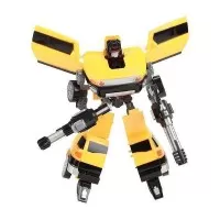 Robot transformabil in masina SUV Roboforces 20 cm Toi-Toys TT30087Z galben