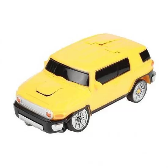 Robot transformabil in masina SUV Roboforces 20 cm Toi-Toys TT30087Z galben Robot transformabil in masina SUV Roboforces 20 cm Toi-Toys TT30087Z galben