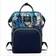 Rucsac multifunctional mamici Leaves Bambinice BN028 Albastru Rucsac multifunctional mamici Leaves Bambinice BN028 Albastru