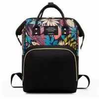 Rucsac multifunctional mamici Leaves Bambinice BN028 Negru