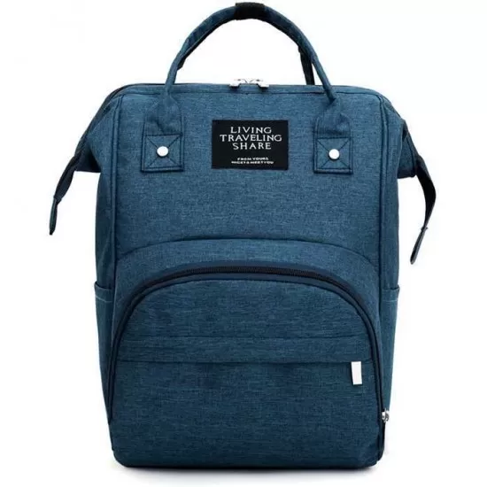Rucsac multifunctional mamici Melange Bambinice BN029 Albastru Rucsac multifunctional mamici Melange Bambinice BN029 Albastru