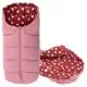 Sac de iarna 4 in 1 Tutumi TT19479 Buline Roz/Bordo Sac de iarna 4 in 1 Tutumi TT19479 Buline Roz/Bordo