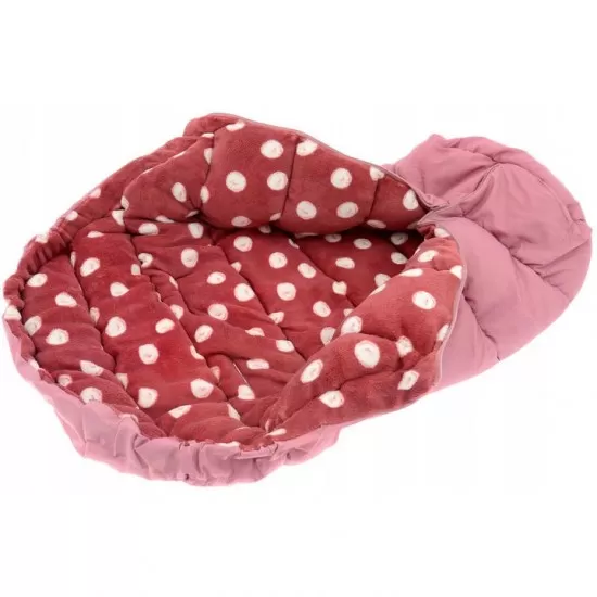 Sac de iarna 4 in 1 Tutumi TT19479 Buline Roz/Bordo Sac de iarna 4 in 1 Tutumi TT19479 Buline Roz/Bordo