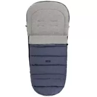 Sac de iarna pentru carucior si scaun auto iGrow 2.0 cu lana oaie Premium Melange Womar Zaffiro 3Z-IGW-PM Navy