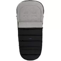 Sac de iarna pentru carucior si scaun auto iGrow 2.0 cu lana oaie Premium Melange Womar Zaffiro 3Z-IGW-PM negru