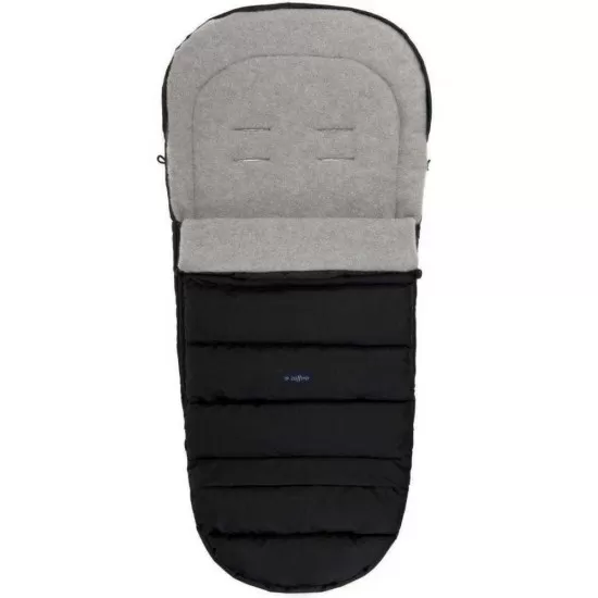 Sac de iarna pentru carucior si scaun auto iGrow 2.0 cu lana oaie Premium Melange Womar Zaffiro 3Z-IGW-PM negru
