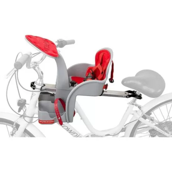 Scaun bicicleta copii SafeFront Clasic, Pozitie montare Centru, 15 Kg si si Casca Protectie XS 44-48 Penguin WeeRide WR09SKPG Gri/Rosu Scaun bicicleta copii SafeFront Clasic, Pozitie montare Centru, 15 Kg si si Casca Protectie XS 44-48 Penguin WeeRide WR09SKPG Gri/Rosu