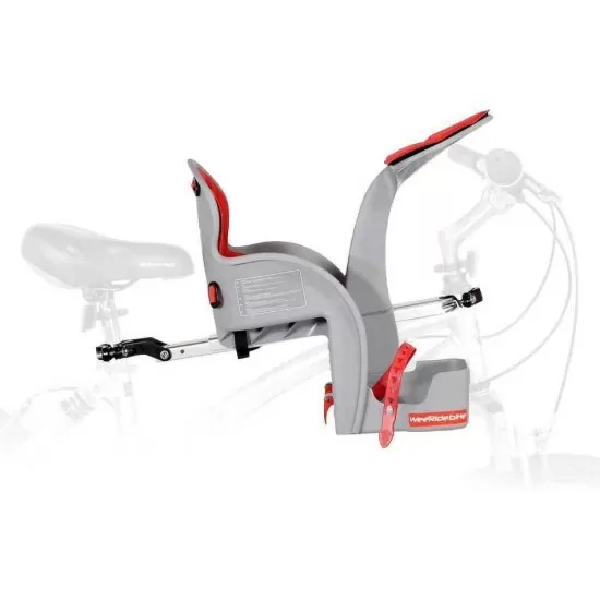 Scaun bicicleta copii SafeFront Clasic, Pozitie montare Centru, 15 Kg si si Casca Protectie XS 44-48 Penguin WeeRide WR09SKPG Gri/Rosu Scaun bicicleta copii SafeFront Clasic, Pozitie montare Centru, 15 Kg si si Casca Protectie XS 44-48 Penguin WeeRide WR09SKPG Gri/Rosu