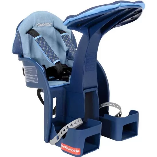 Scaun bicicleta copii SafeFront Deluxe, Pozitie montare Centru, 15 Kg si Casca Protectie XS 44-48 Penguin WeeRide WR10SKPG Denim Scaun bicicleta copii SafeFront Deluxe, Pozitie montare Centru, 15 Kg si Casca Protectie XS 44-48 Penguin WeeRide WR10SKPG Denim