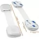 Set 6 sisteme de siguranta multifunctionale reglabile 19 cm Bambinice alb Set 6 sisteme de siguranta multifunctionale reglabile 19 cm Bambinice alb