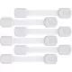Set 6 sisteme de siguranta multifunctionale reglabile 19 cm Bambinice alb Set 6 sisteme de siguranta multifunctionale reglabile 19 cm Bambinice alb
