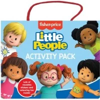 Set carti de colorat cu stickere Fisher Price Little People Activity Pack Alligator
