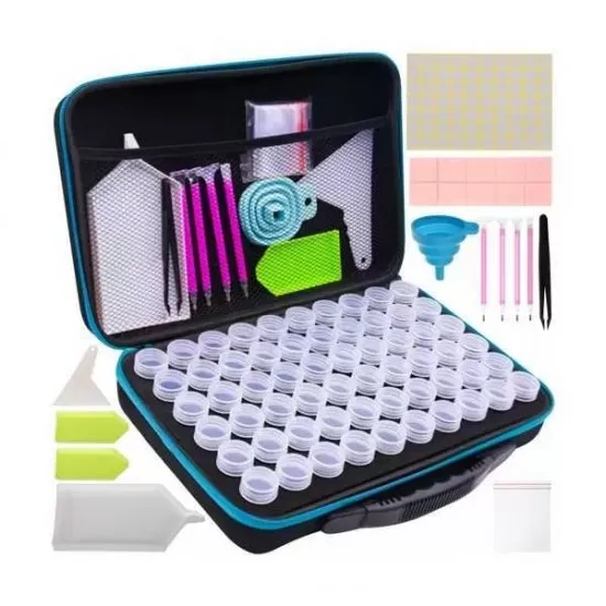 Set complet de accesorii cu geanta inclusa pentru Diamond Painting Malatec MY18060 Set complet de accesorii cu geanta inclusa pentru Diamond Painting Malatec MY18060