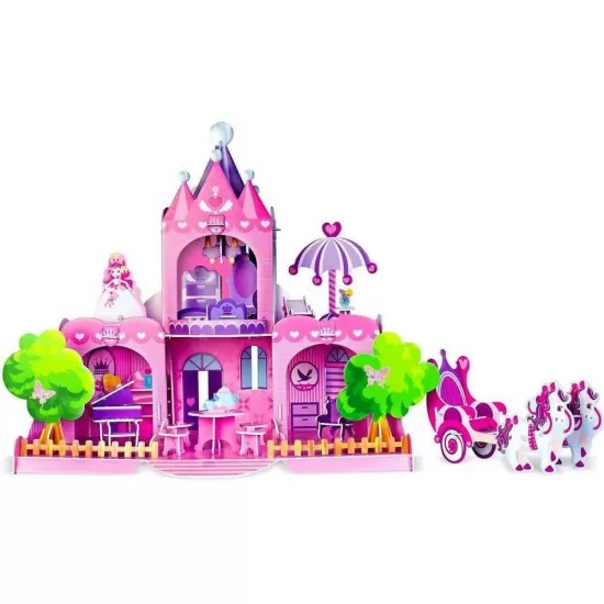 Set constructie puzzle 3D Castelul Printesei Fiesta Crafts 109 piese Set constructie puzzle 3D Castelul Printesei Fiesta Crafts 109 piese