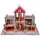 Set constructie puzzle 3D Statie de pompieri Fiesta Crafts 72 piese Set constructie puzzle 3D Statie de pompieri Fiesta Crafts 72 piese