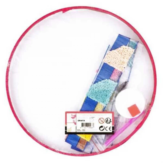 Set creativ cu diamante rotunde pe panza Mandala Diamond Painting 30x30 cm Grafix Set creativ cu diamante rotunde pe panza Mandala Diamond Painting 30x30 cm Grafix
