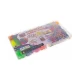 Set creativ elastice loom colorate cu organizator si accesorii, 1500 piese Kruzzel Set creativ elastice loom colorate cu organizator si accesorii, 1500 piese Kruzzel
