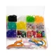 Set creativ elastice loom colorate cu organizator si accesorii, 1500 piese Kruzzel Set creativ elastice loom colorate cu organizator si accesorii, 1500 piese Kruzzel