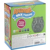 Set Creativ Pictura pe Pietre Animal 8 piese Grafix Bufnita