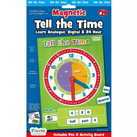 Set magnetic Cat e Ceasul Fiesta Crafts Set magnetic Cat e Ceasul Fiesta Crafts