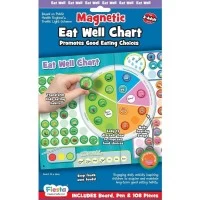 Set magnetic Mananca sanatos - Eat Well Chart Fiesta Crafts