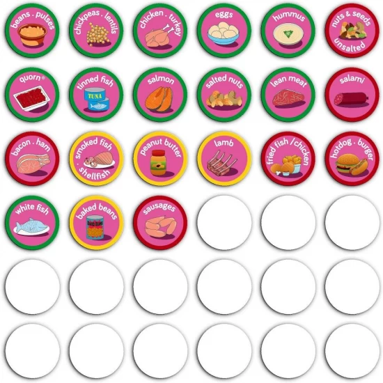 Set magnetic Mananca sanatos - Eat Well Chart Fiesta Crafts Set magnetic Mananca sanatos - Eat Well Chart Fiesta Crafts