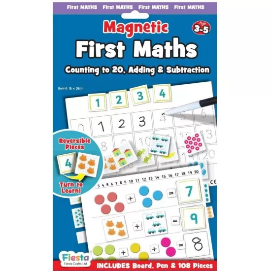 Set magnetic - Primele notiuni de matematica Fiesta Crafts Set magnetic - Primele notiuni de matematica Fiesta Crafts