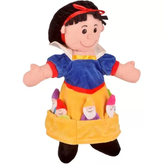 Set Marionete Alba ca Zapada si cei 7 Pitici Fiesta Crafts