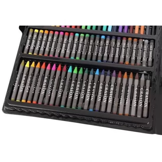 Set pentru pictura 168 piese cu geanta inclusa Iso Trade Negru MY17250