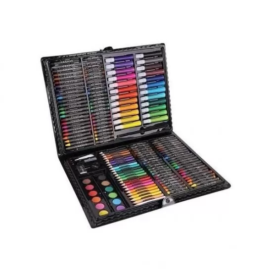 Set pentru pictura 168 piese cu geanta inclusa Iso Trade Negru MY17250