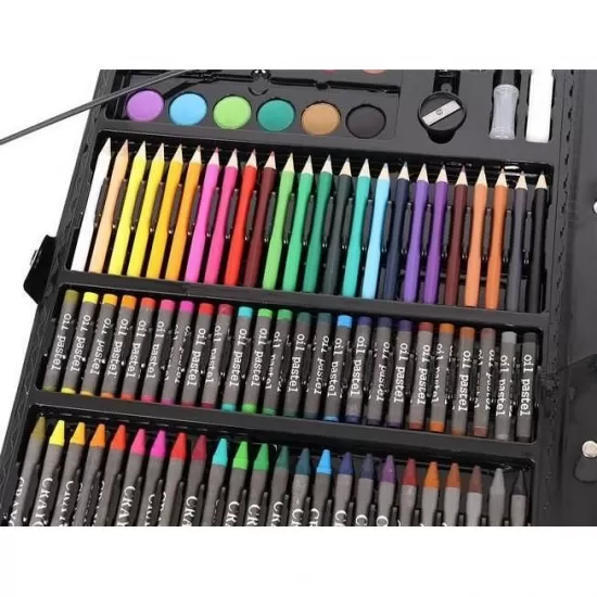 Set pentru pictura 168 piese cu geanta inclusa Iso Trade Negru MY17250