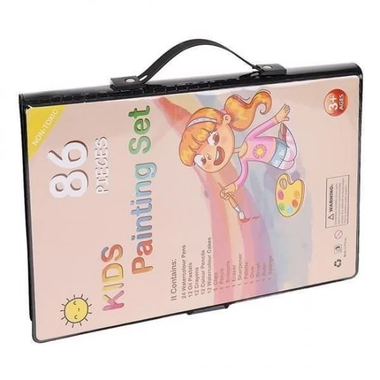 Set pentru pictura 86 piese cu geanta inclusa Iso Trade Set pentru pictura 86 piese cu geanta inclusa Iso Trade