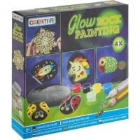 Set pictura pe pietre cu vopsea fosforescenta  Glow in the dark Grafix