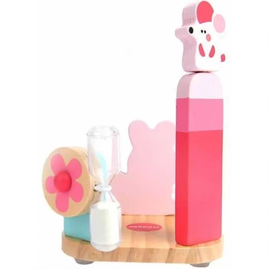 Suport pentru periuta de dinti cu clepsidra 3 minute Baby Tina Mideer Suport pentru periuta de dinti cu clepsidra 3 minute Baby Tina Mideer