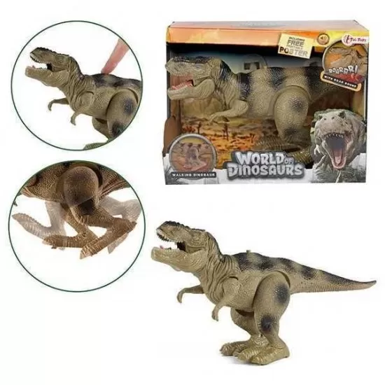 T-Rex interactiv cu sunete si miscari fascinante Toi-Toys TT31510A T-Rex interactiv cu sunete si miscari fascinante Toi-Toys TT31510A