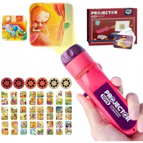 Teatru de povesti cu proiector si 6 povesti in Limba Romana Koala Diary roz Teatru de povesti cu proiector si 6 povesti in Limba Romana Koala Diary roz